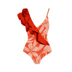 Printing European One-piece Swimwear