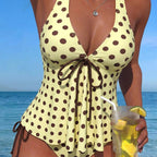 Halter Strap Tankini Swimwear