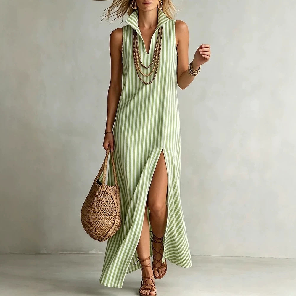 Women's Maxi Striped Dress