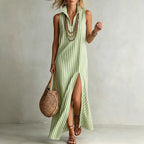 Women's Maxi Striped Dress