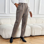 Houndstooth Feet Work Pant Pants