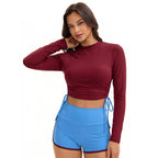 Split Long One-piece Swimwear