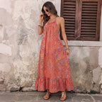 Women's Backless Halter Dress