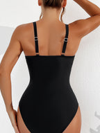 Solid Color One-piece Swimwear