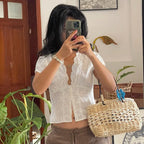 Women's Puff-Sleeve Shirt