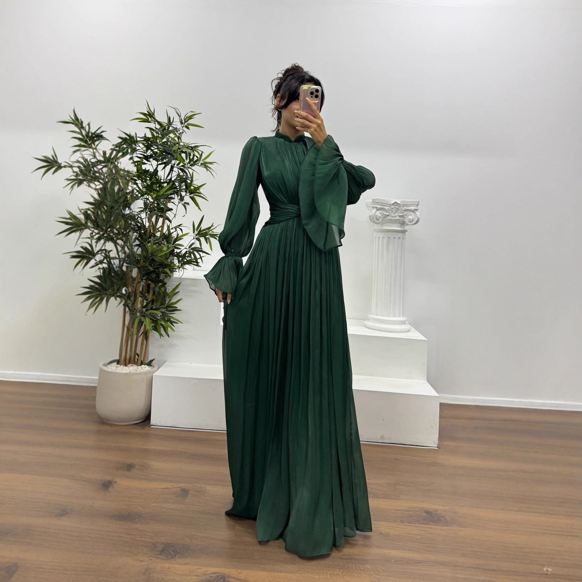 Women's Summer French Elegant Dress Waist Dress