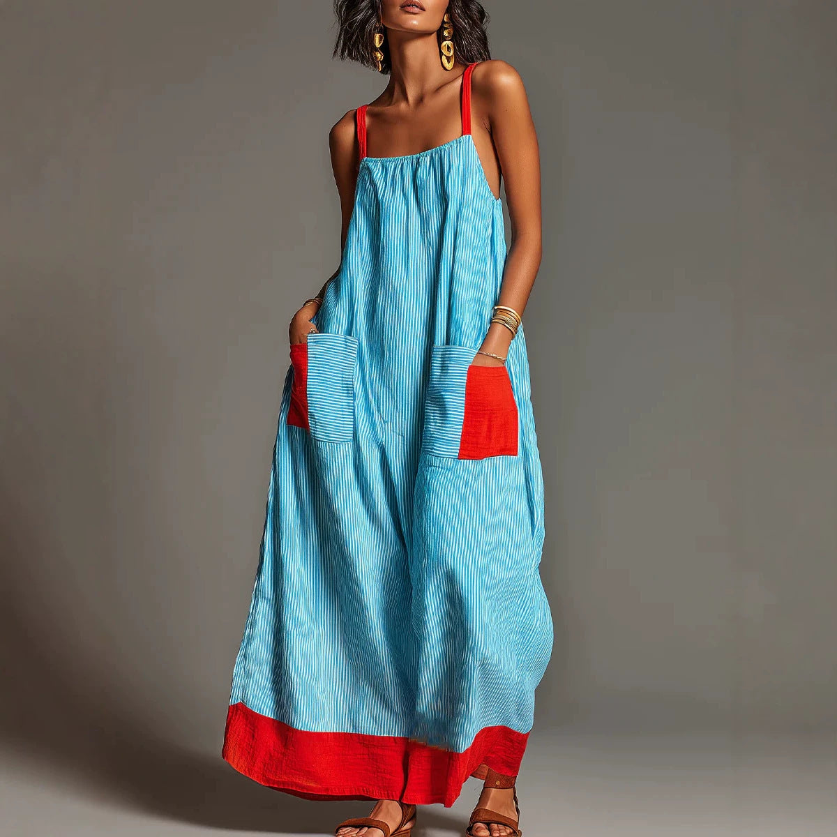 Women's Striped Summer Dress