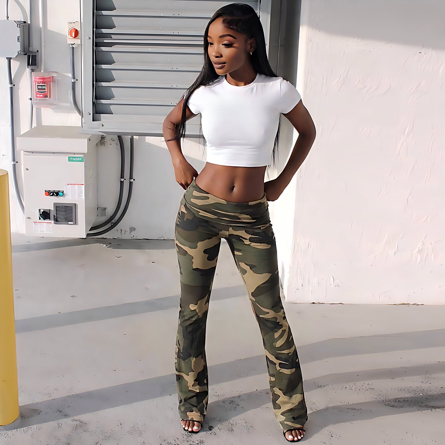 Summer Women Clothing Personalized Camouflage Print