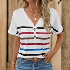 Striped Short Sleeve T-Shirt