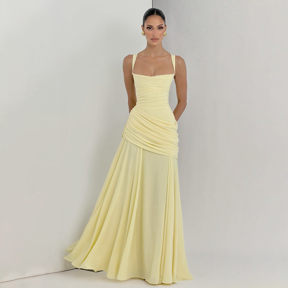 Women's Backless Maxi Dress
