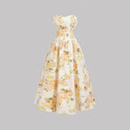 Yellow Dopamine Atmosphere Spring Summer Seaside Vacation Printed