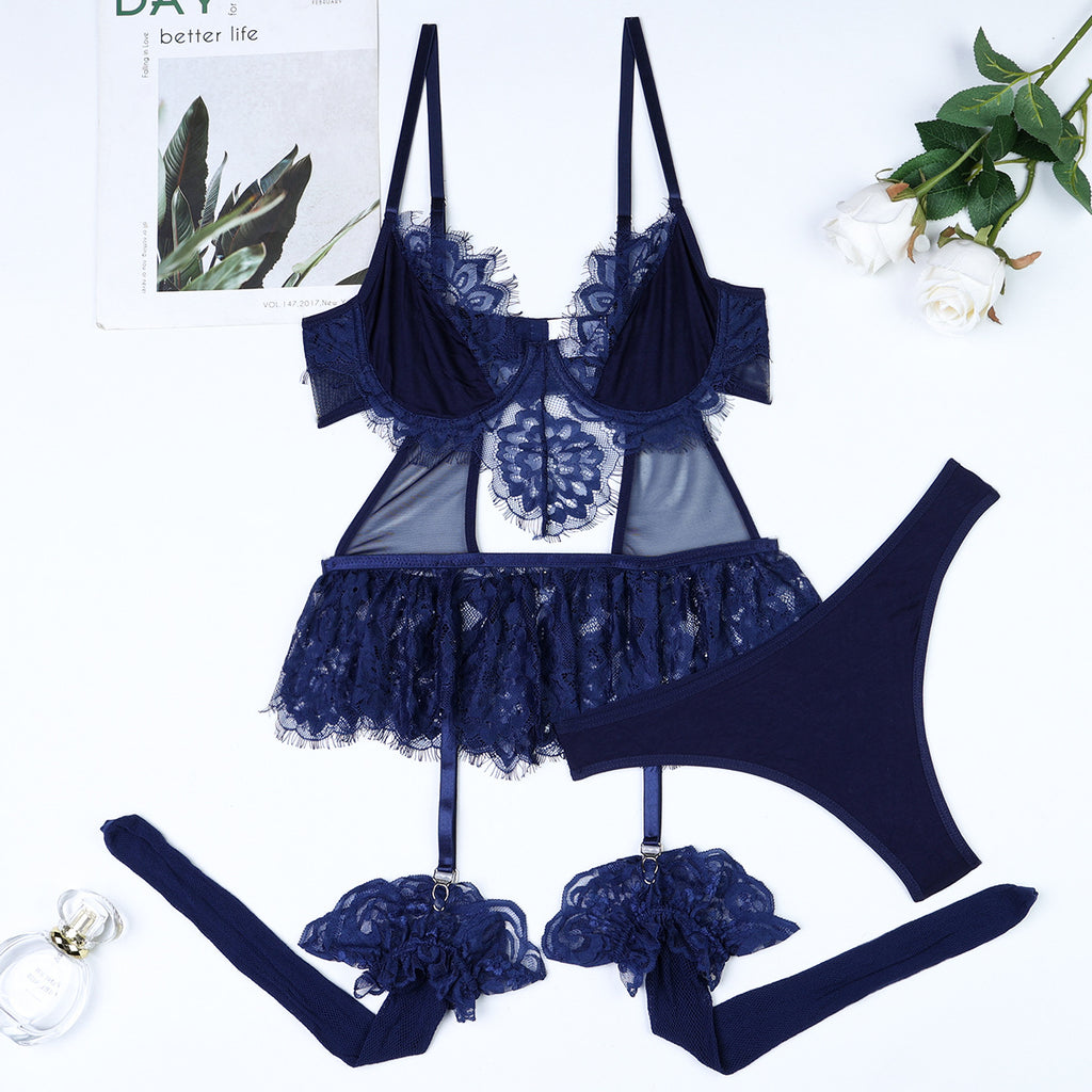 Dark Blue Containing Leggings