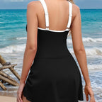 White Covered One-piece Swimwear
