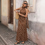 Women's Halter Sleeveless Dress