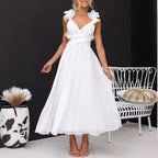 Women's Lace Pleated Dress