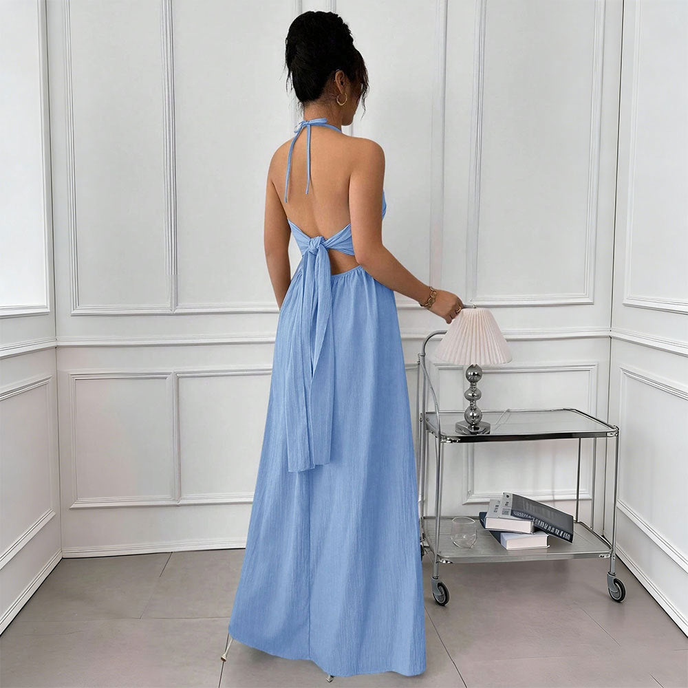 Women's Lace Backless Dress