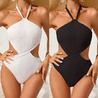 Burnt Floral One-piece Swimwear