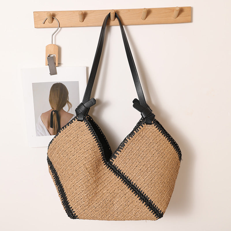 Leather Knot Slanted Stripe