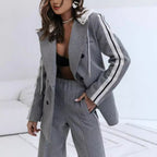 Women's Double-Breasted Two-Piece Set