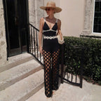 Black Niche One-piece Swimwear