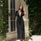 Women's Lace Backless Dress