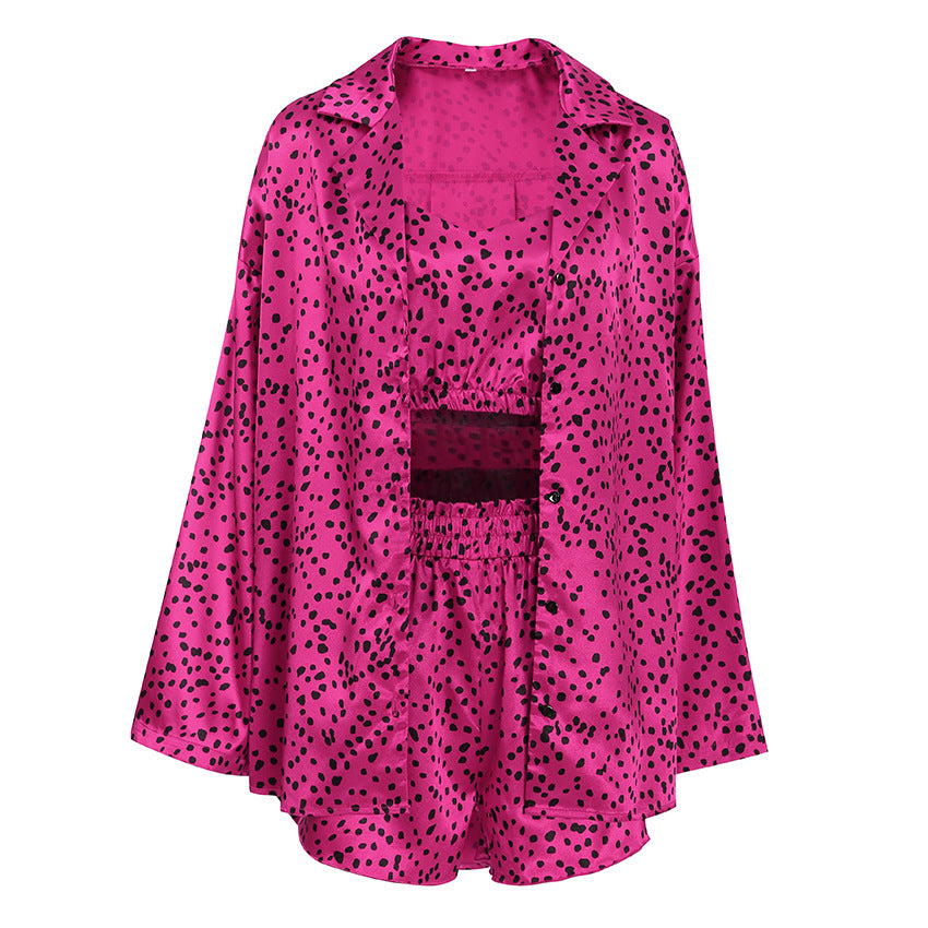 Autumn Satin Pajamas Lingerie