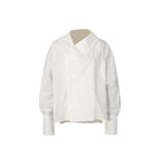 Office Top for Women Summer Simple Loose Solid Color Sense