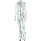 White Polka Dot