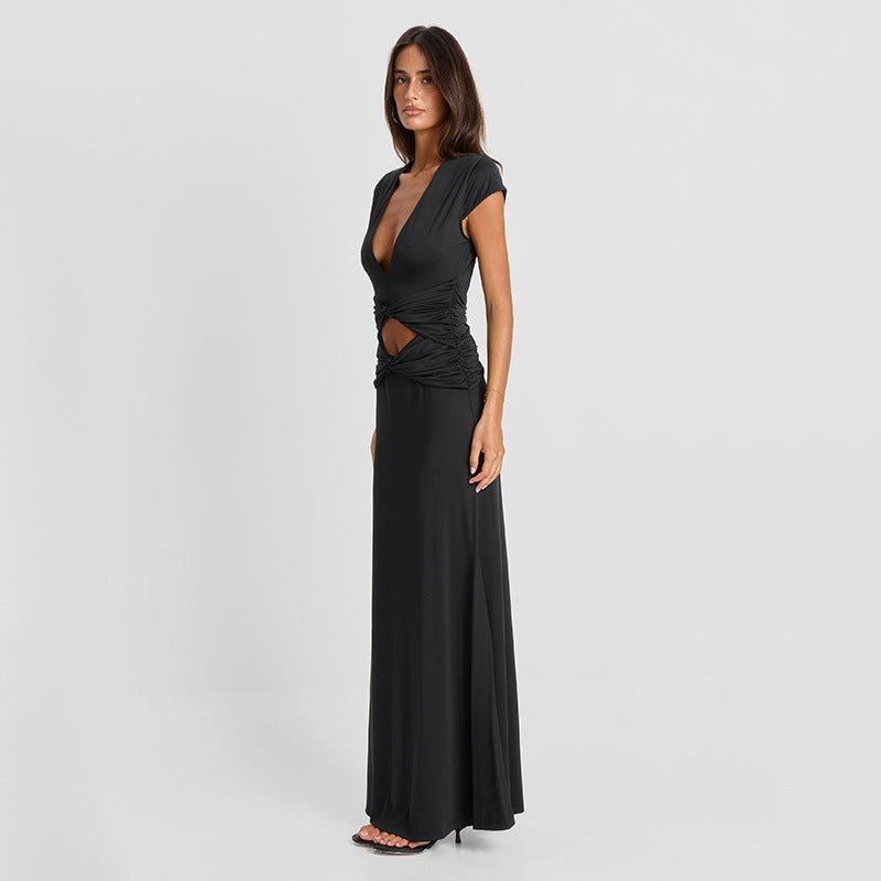 Women's Maxi Short Sleeve Dress