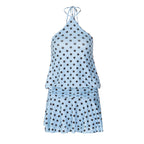 Women's Backless Halter Dress