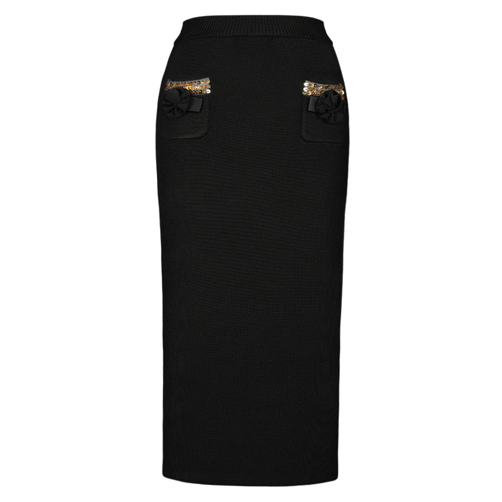 Black overskirt