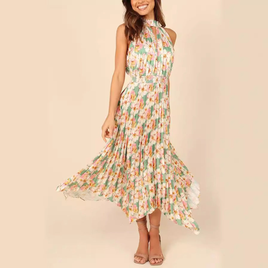 Women's Halter Sleeveless Dress