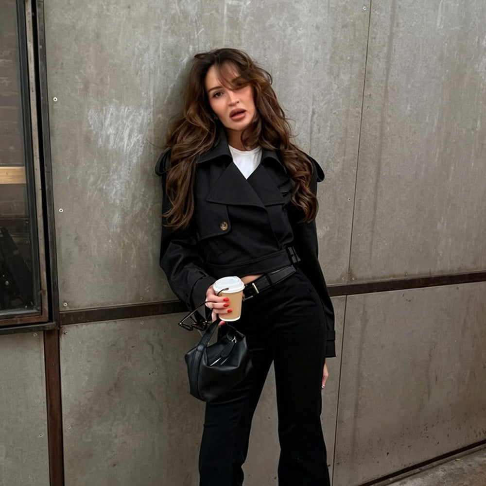 Women's Short Trench Coat