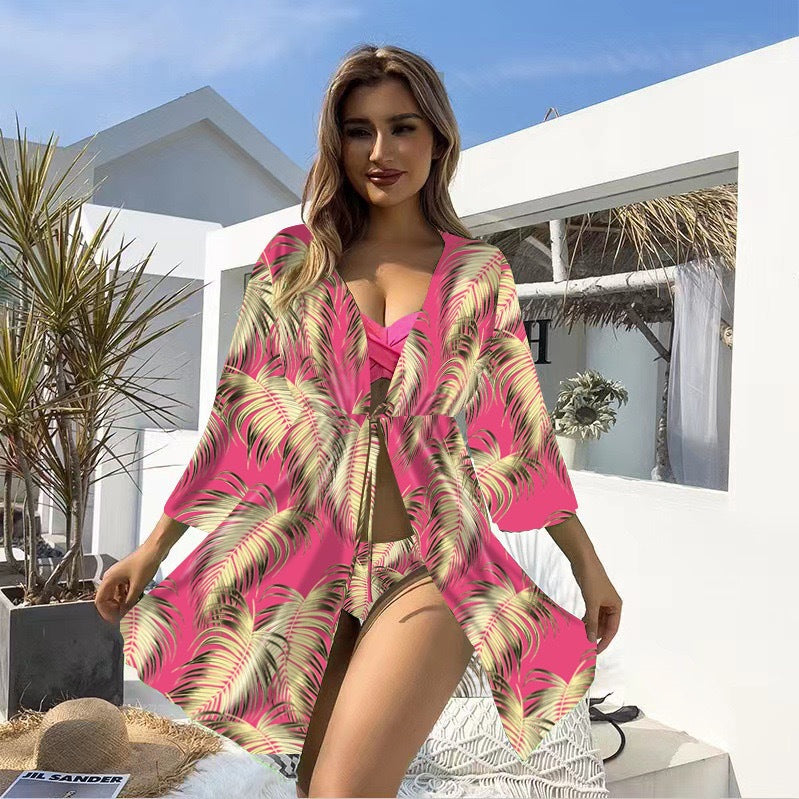 Three Sunscreen Bikini Swimwear