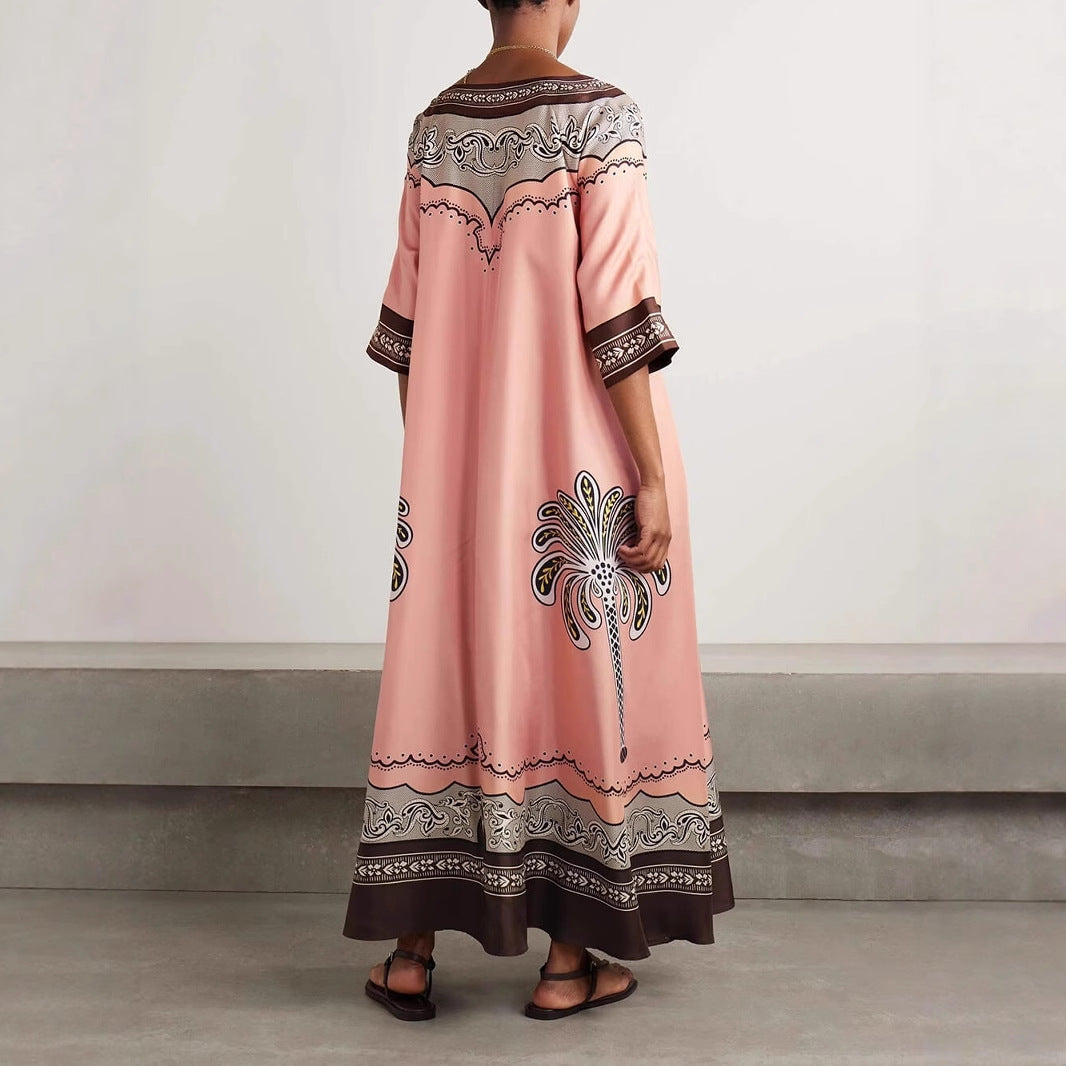 Women's Satin Casual Dress