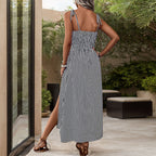 Suspender Stripes Dress