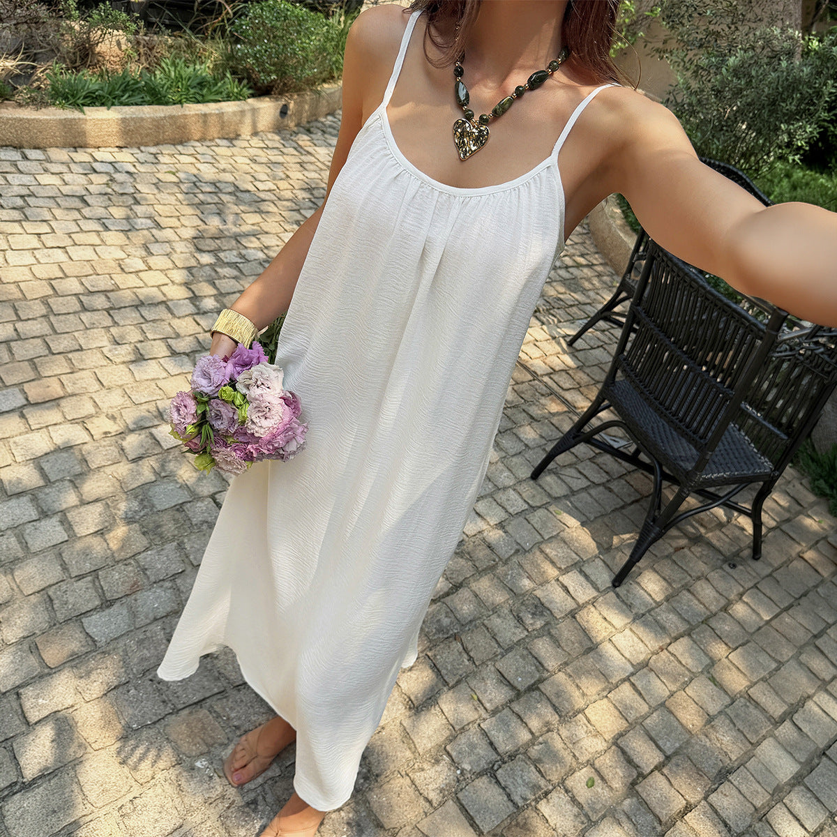 Women's Pleated Summer Dress