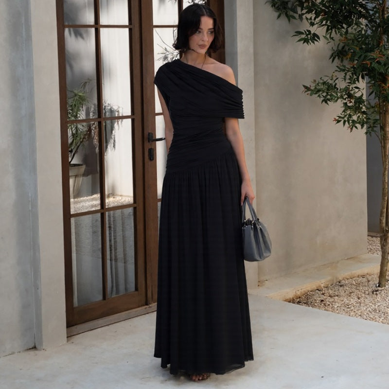 Women's Pleated Spring Dress