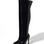 Women's Patent Leather Over-the-Knee Boots
