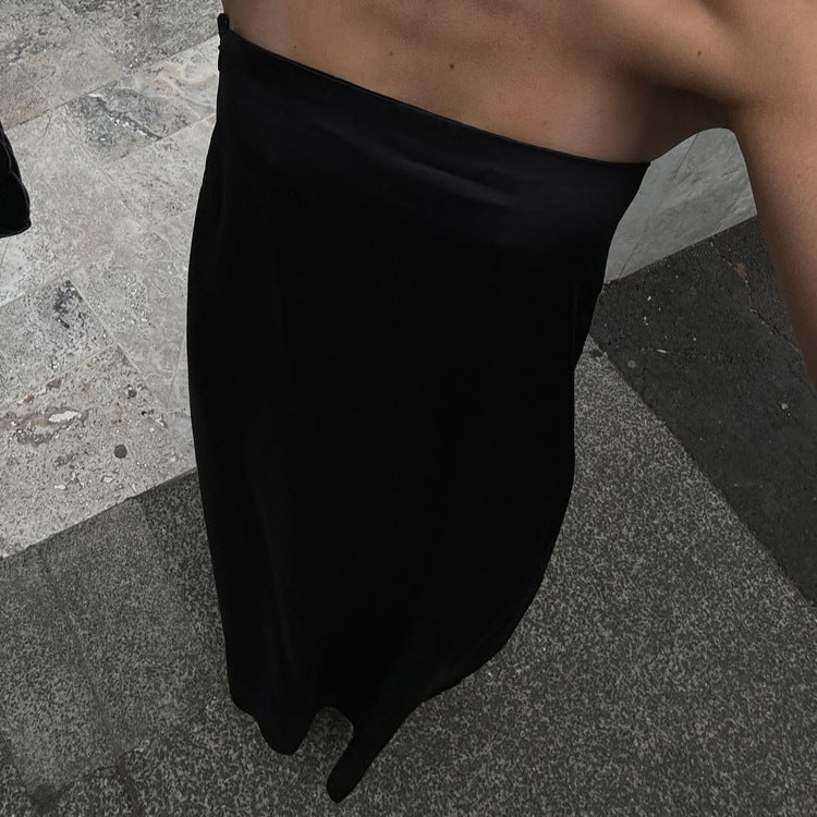 Women's Strapless Sleeveless Bodycon Dress