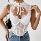White【 with Steel Ring without Chest Pad]]
