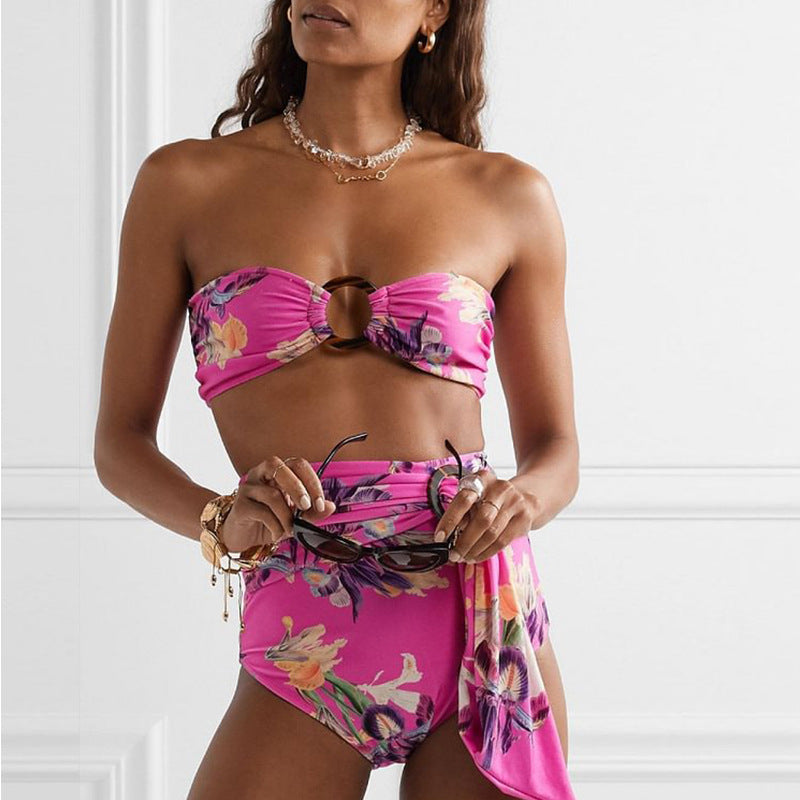 Split One-piece Swimwear