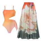 Skinny Slimming One-piece Swimwear
