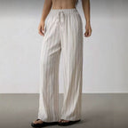 EW Draping WLged Small Straight Leg Pants Loose Fitted