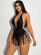 Deep One-piece Swimwear