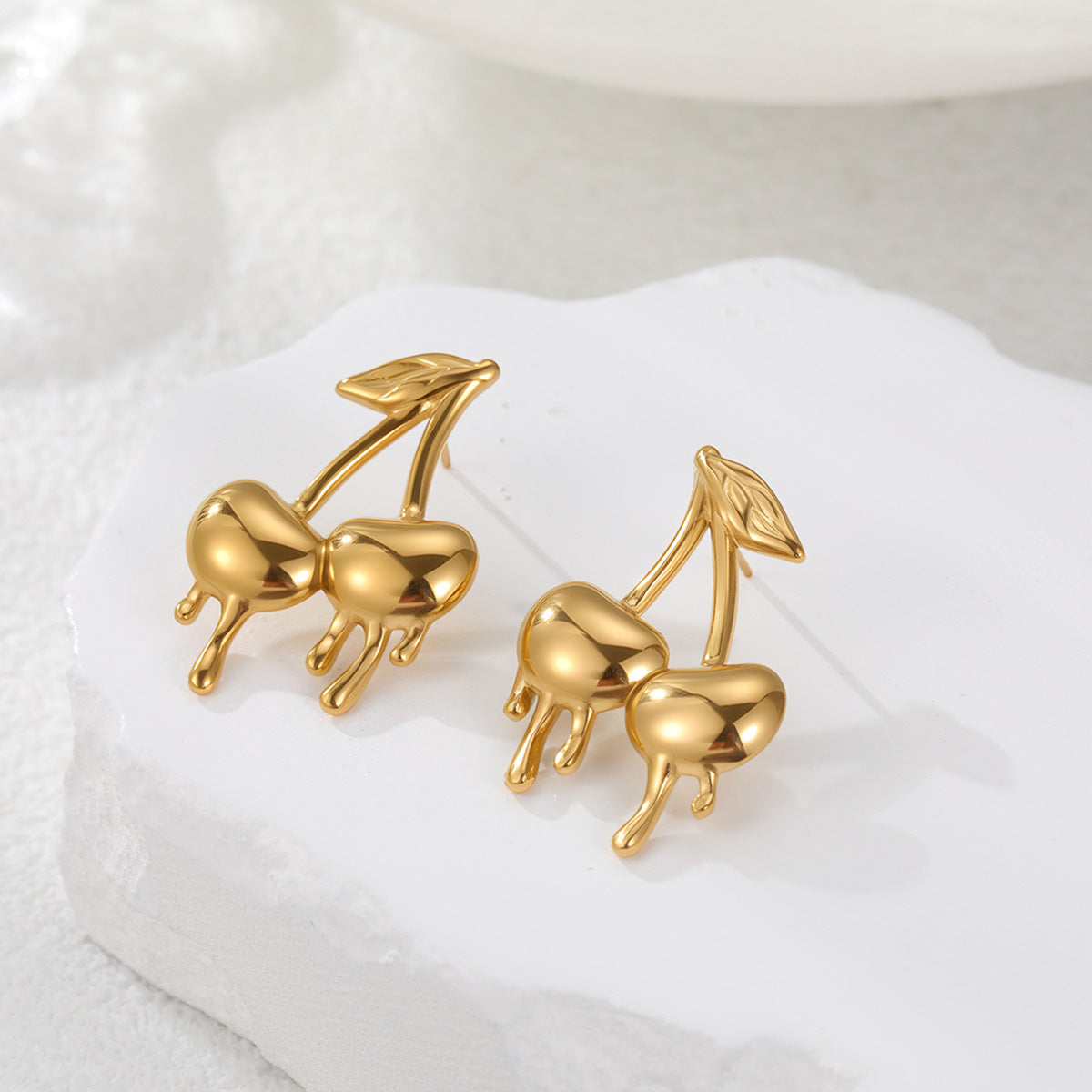 Cherry Drop Earrings