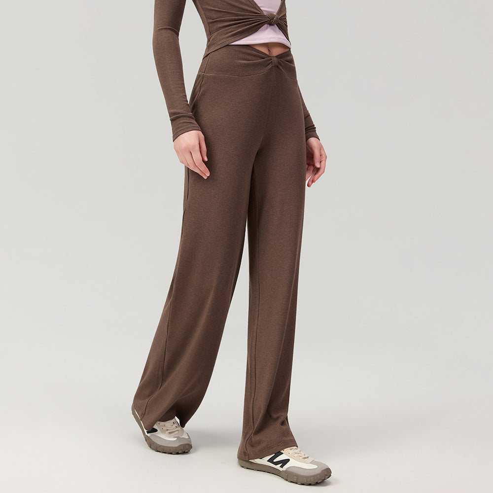Women's High-Waisted Straight-Leg Sports Pants
