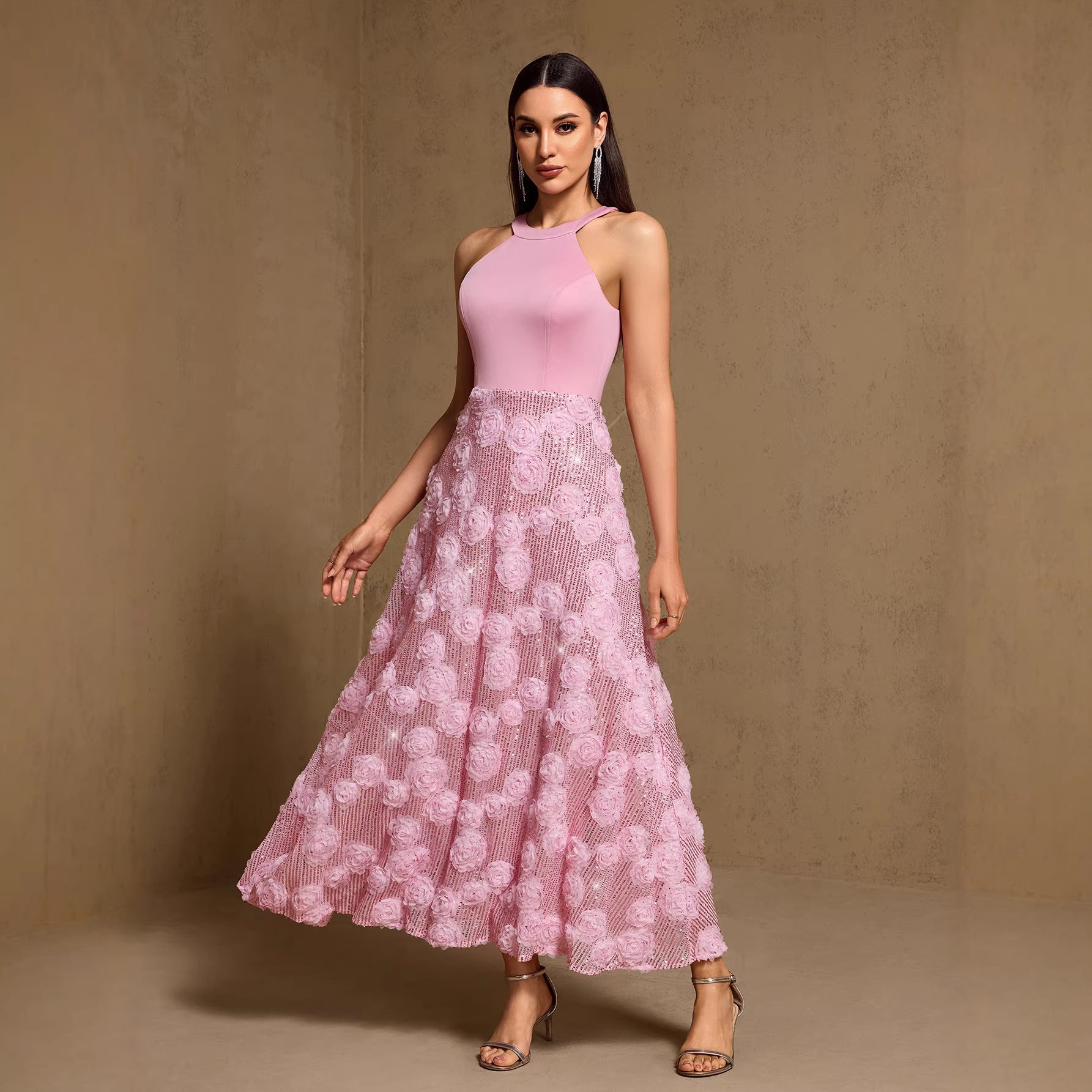 Women's Halter Evening Dress