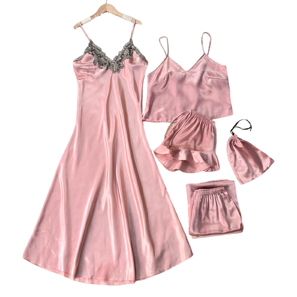 Solid Color Pajamas Lingerie