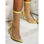 Women's Rhinestone High-Heel Sandals